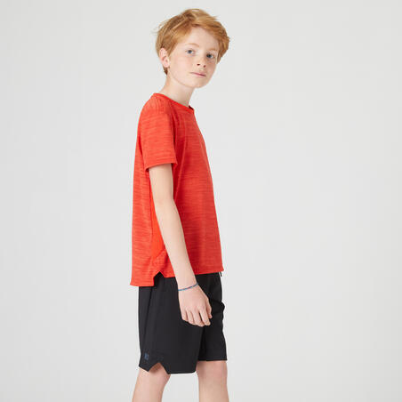 T-shirt enfant synthétique respirant - 500 rouge