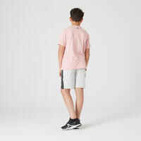 Kids' Breathable Cotton T-Shirt 500 - Pink