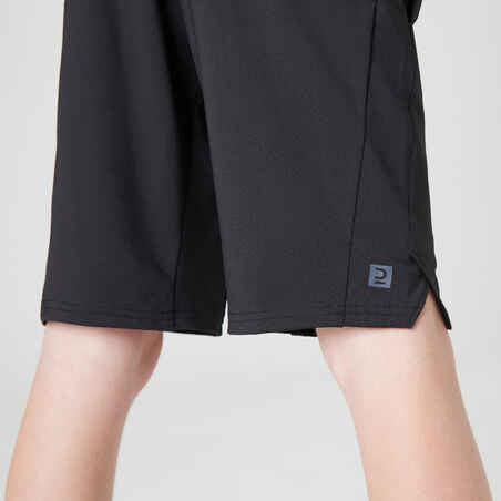 Kids' Breathable Shorts 500 - Black