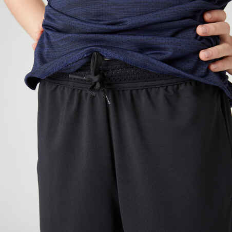 Kids' Breathable Shorts 500 - Black