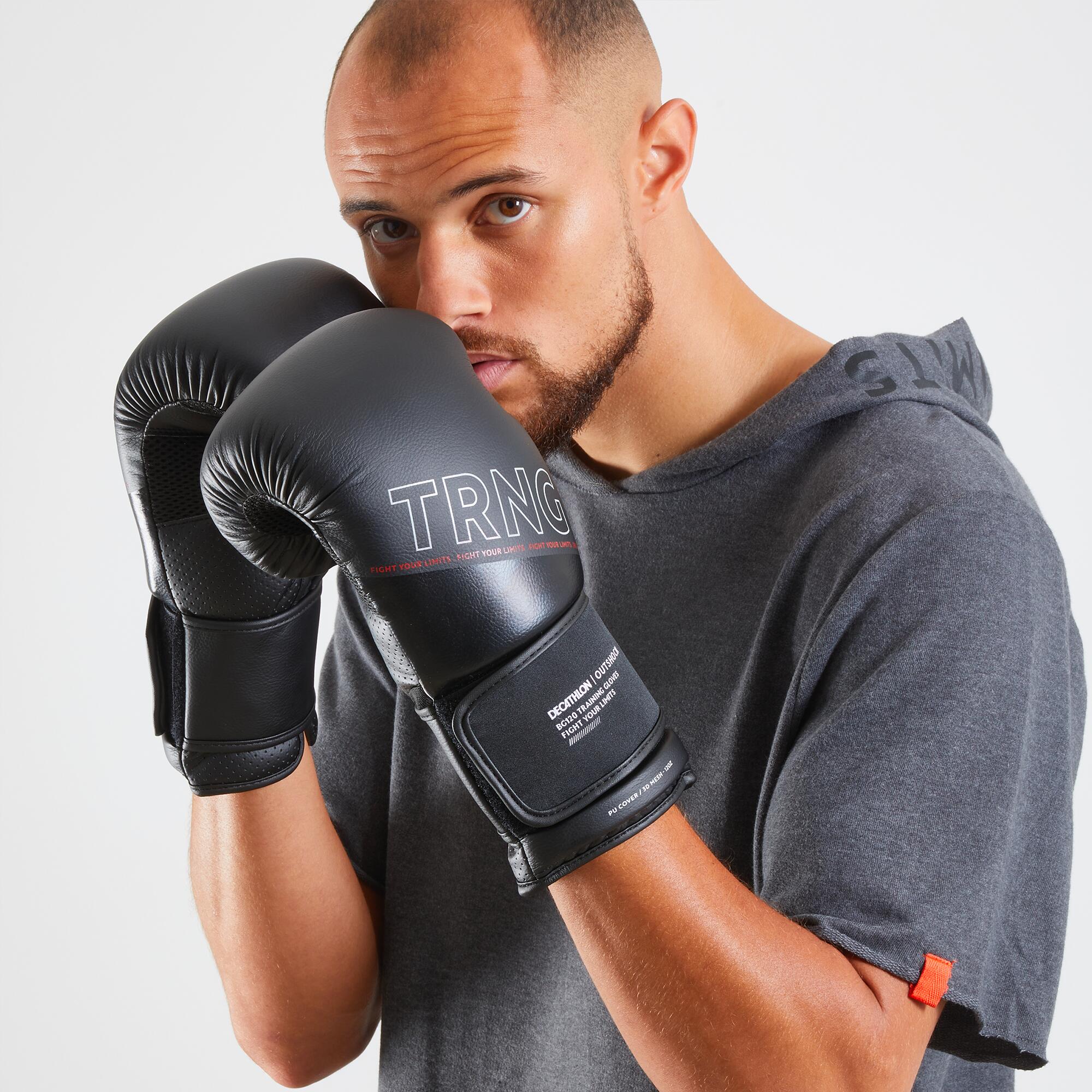 Boxing Training Gloves 120 - Black - OUTSHOCK