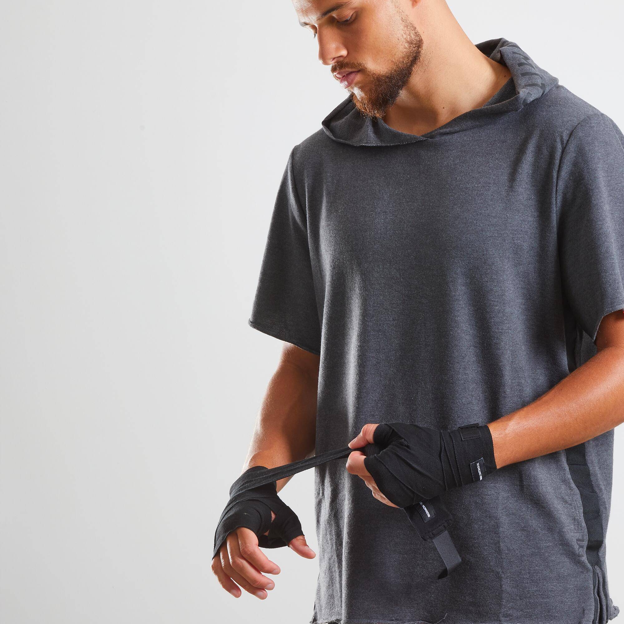 Adult Boxing Wraps 2.5m Black -  5
