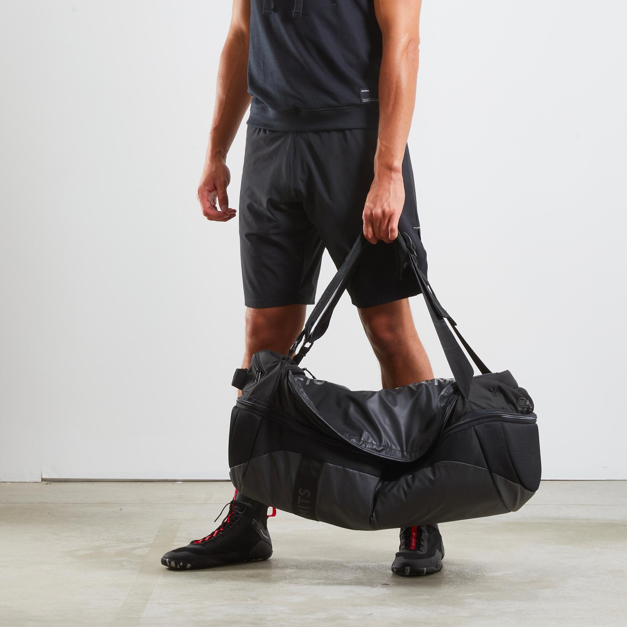 Borsa sport da combattimento 900 60L nera OUTSHOCK DECATHLON