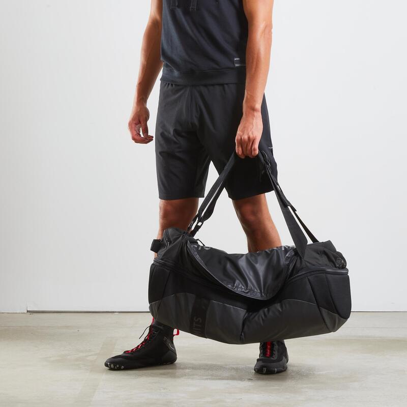 Sac de sport en tissu technique noir