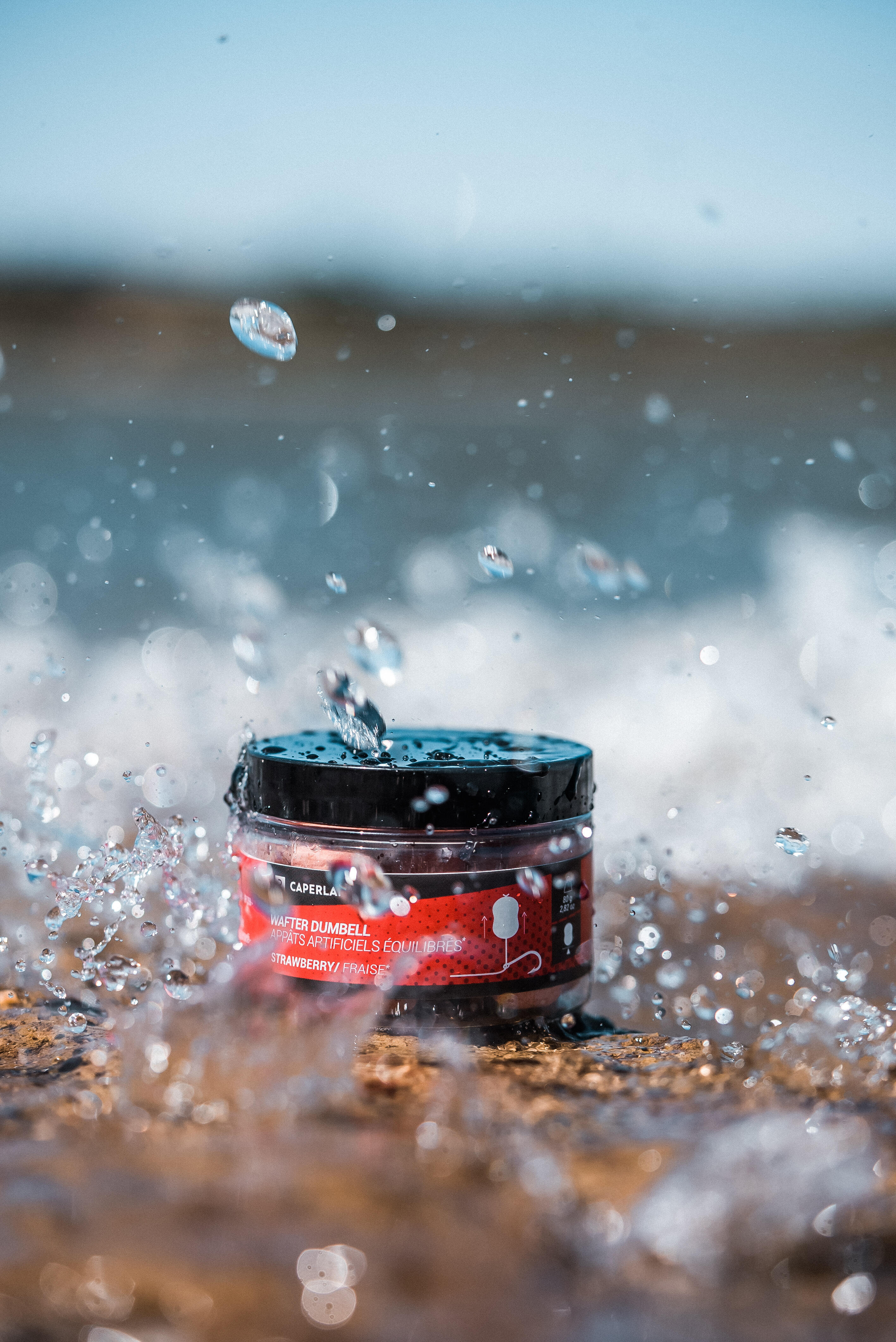 Dumbell wafter Fraise Pêche de la carpe 8/8