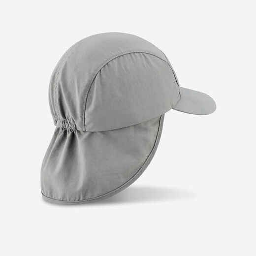 
      Schirmmütze Kinder UV-Schutz Cap Wandern - MH500 grau
  
