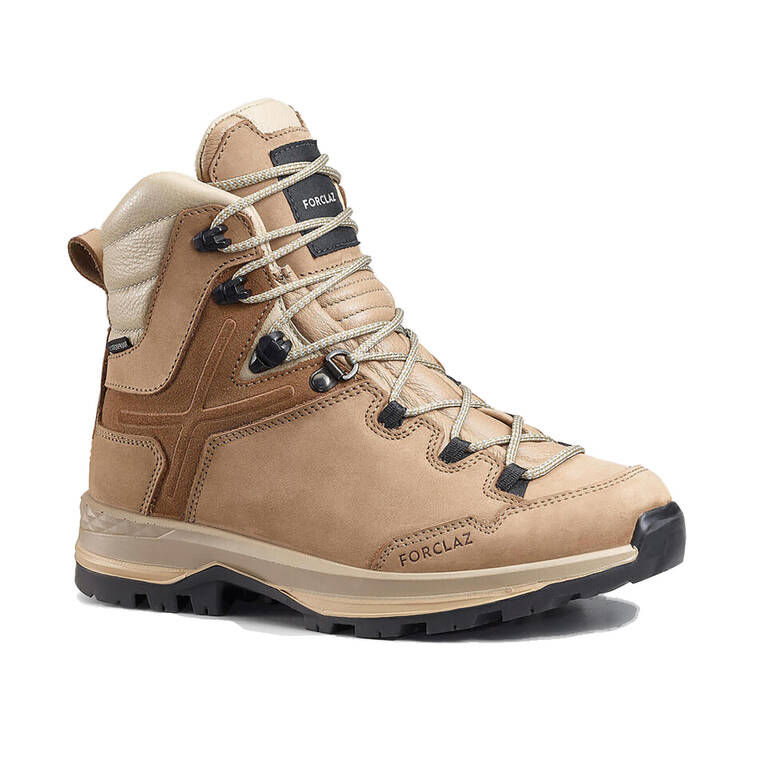 Women Leather Boots Waterproof MT500 Beige