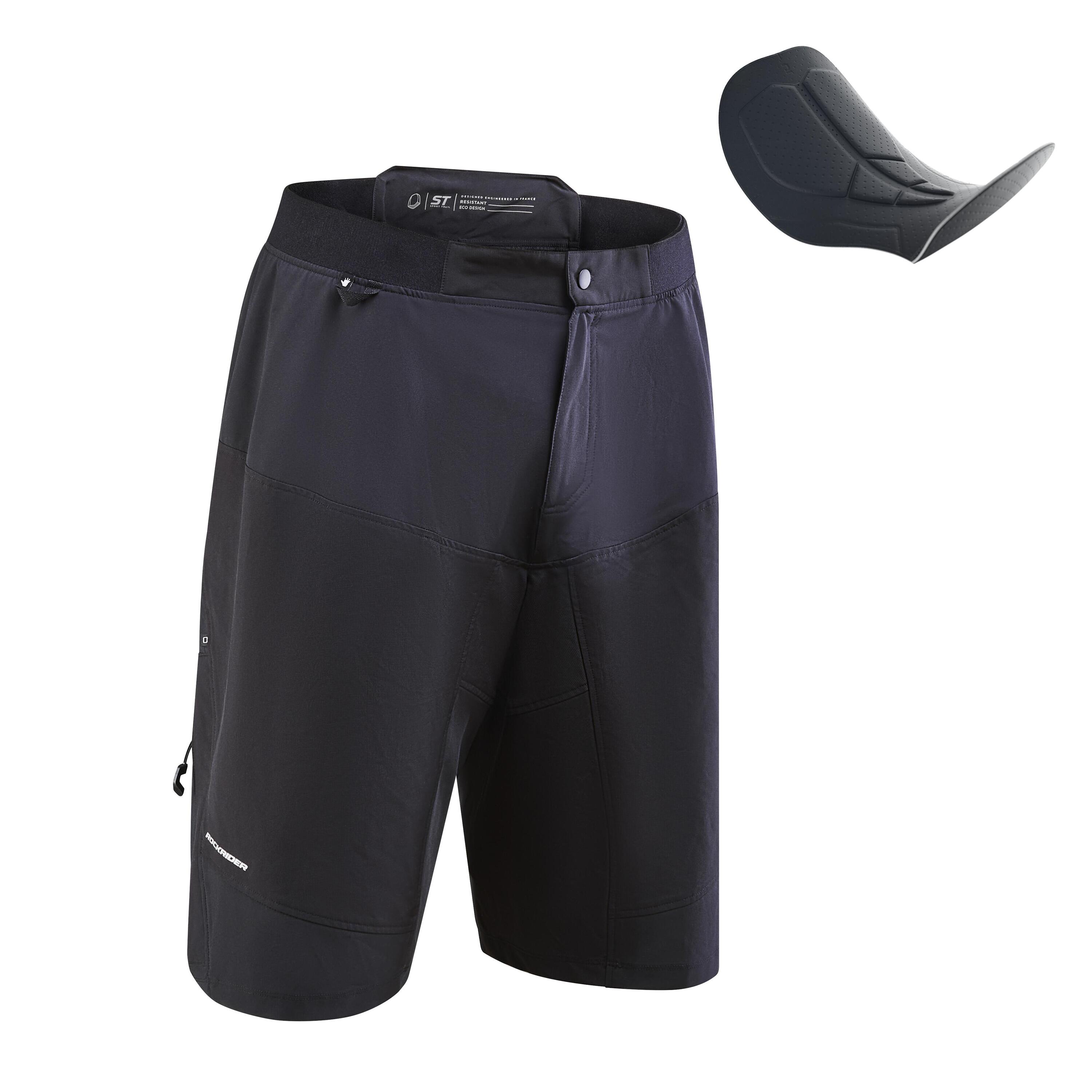 ROCKRIDER Mountain Biking Shorts - Black
