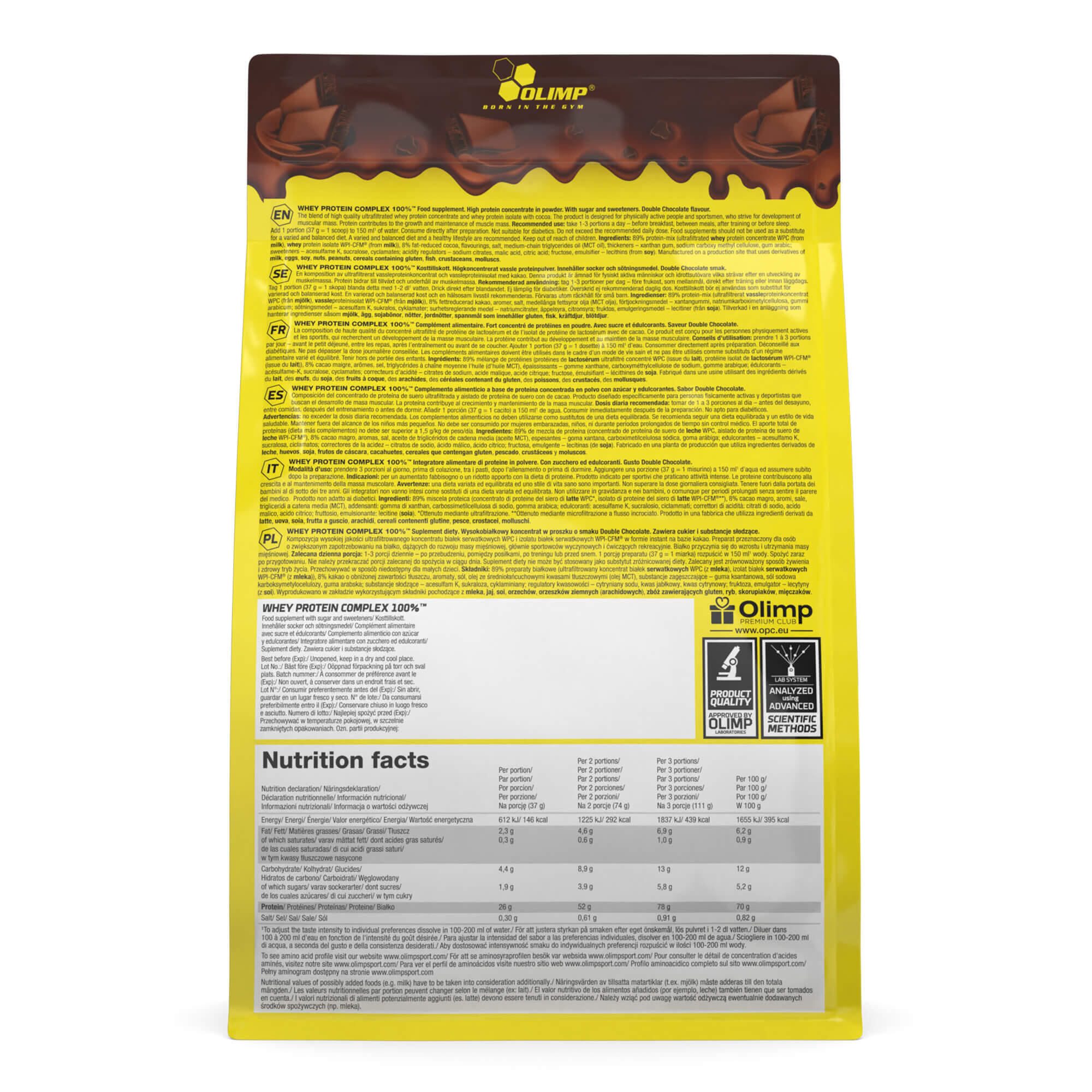 Odżywka białkowa Whey Protein Complex 100% 0,7 kg czekolada 2/4