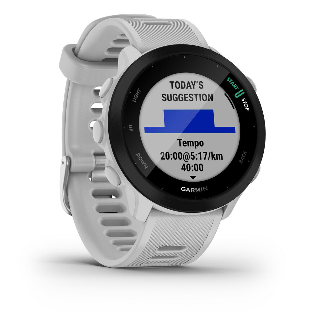 שעון GARMIN FORERUNNER 55 GPS - לבן