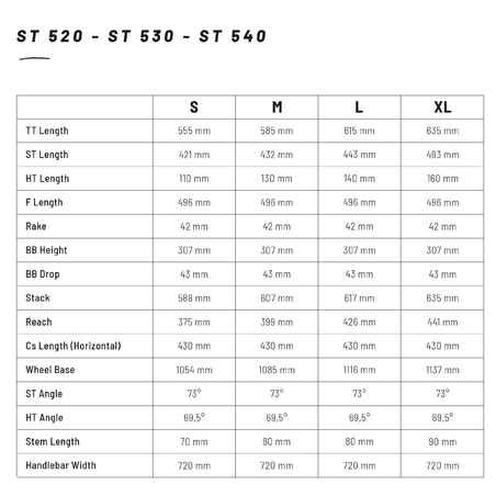 دراجة جبلية 27.5 بوصة - ST 530 MDB أسود/ أصفر