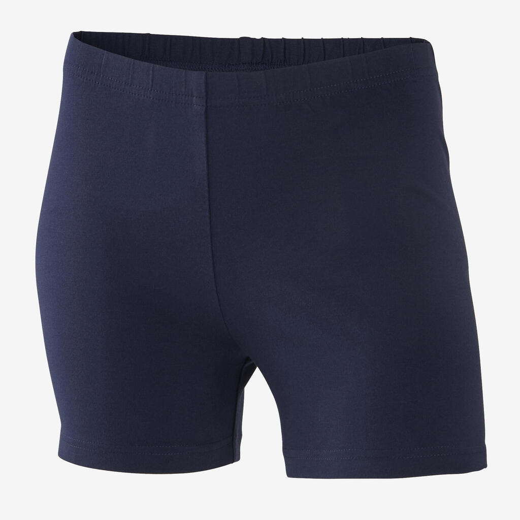 Girls' Basic Cotton Shorts - Navy