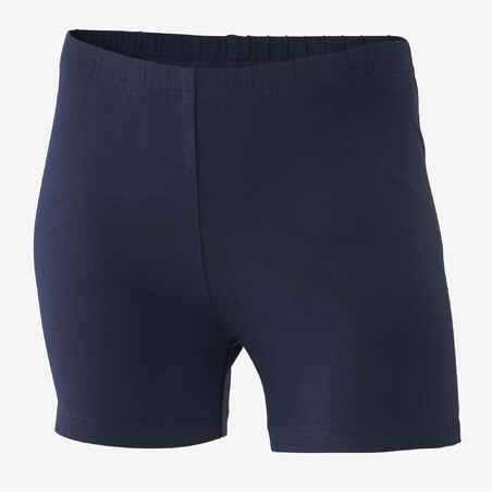 Girls' Basic Cotton Shorts - Navy