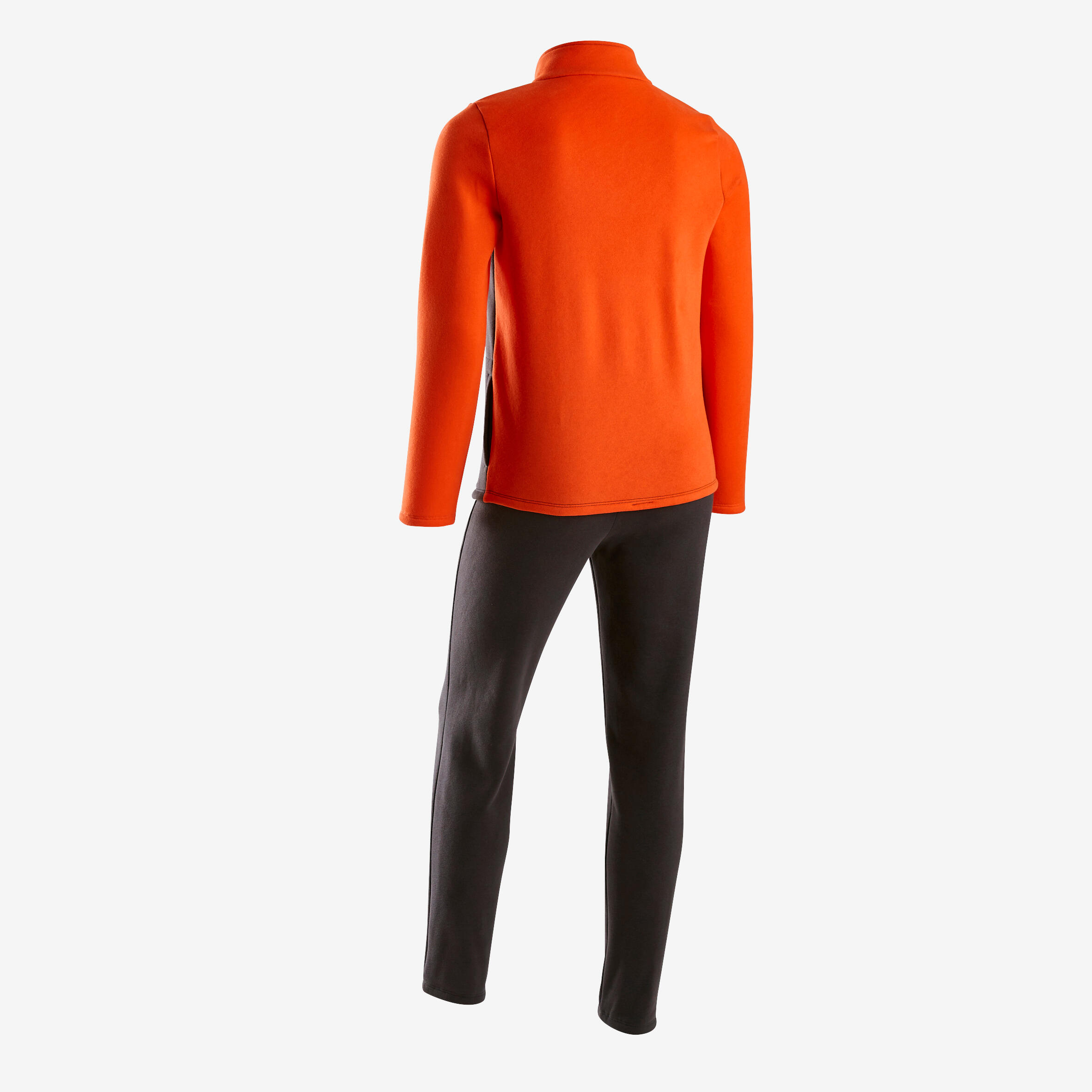 Kids' Warm Zip Tracksuit Warmy - Red/Black 3/7