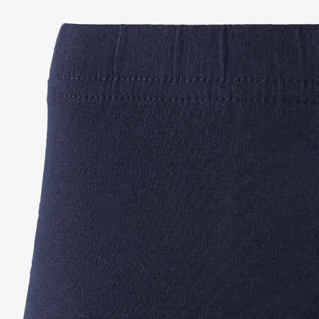 Girls' Basic Cotton Shorts - Navy