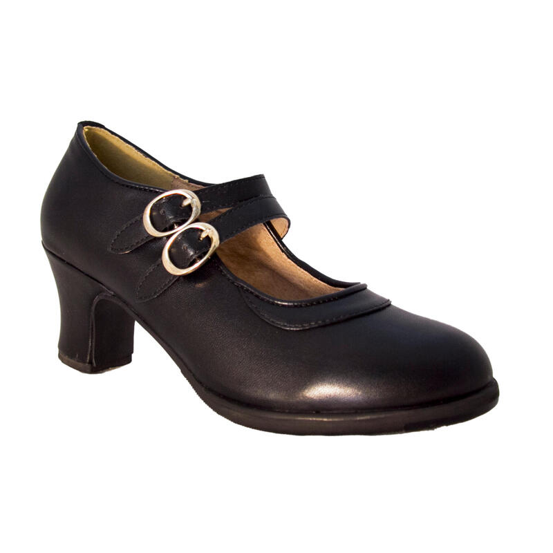 Zapatos para Flamenco Color Negro - Tallas para Niña y Mujer