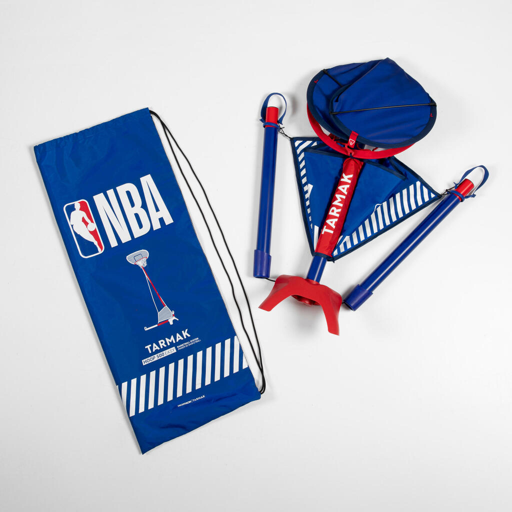 Canasta de básquetbol sobre soporte ajustable de 1 m a 1.80 m - HOOP 500 Easy NBA