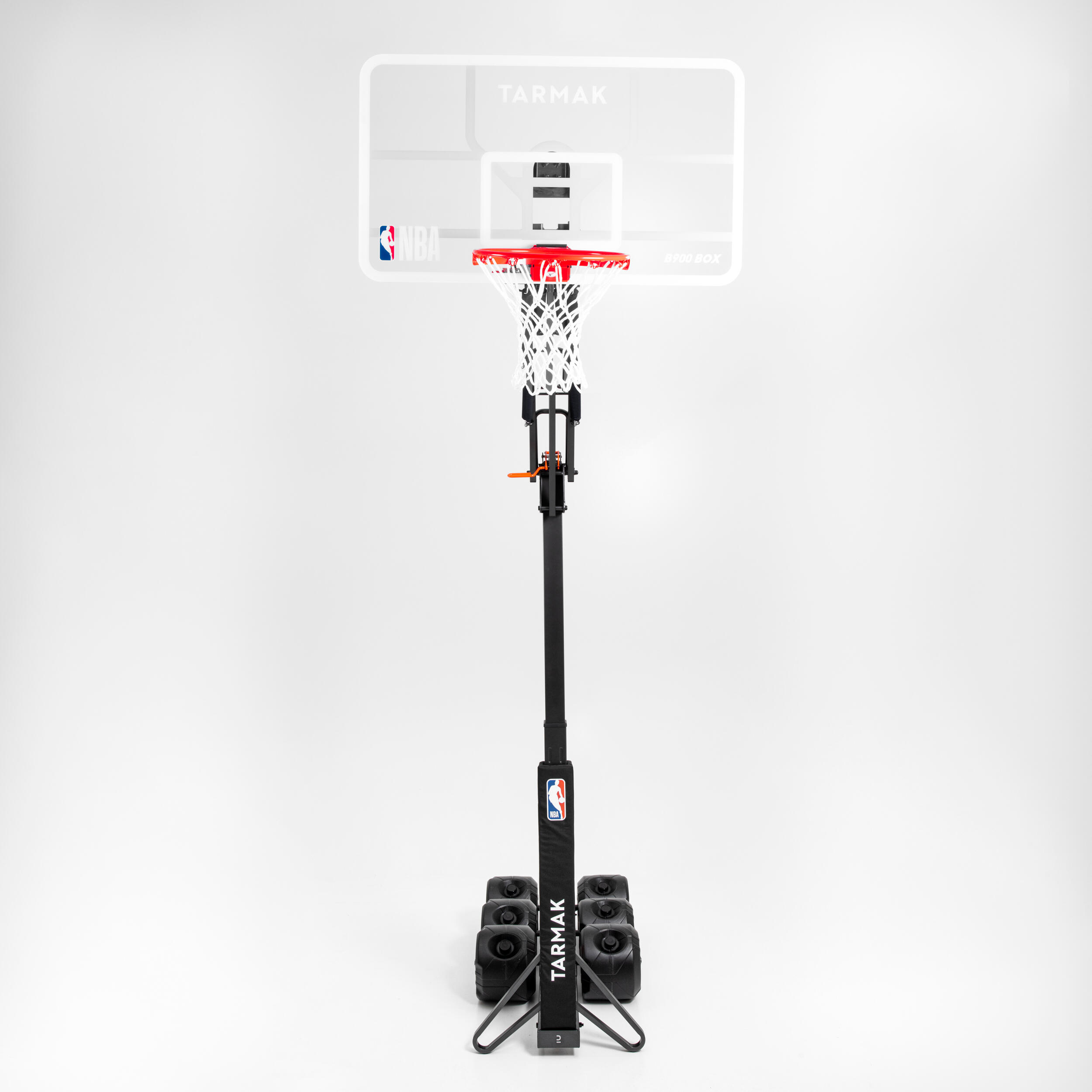 Canestro basket pieghevole B900 BOX NBA da 2,10m a 3,05m 28/110