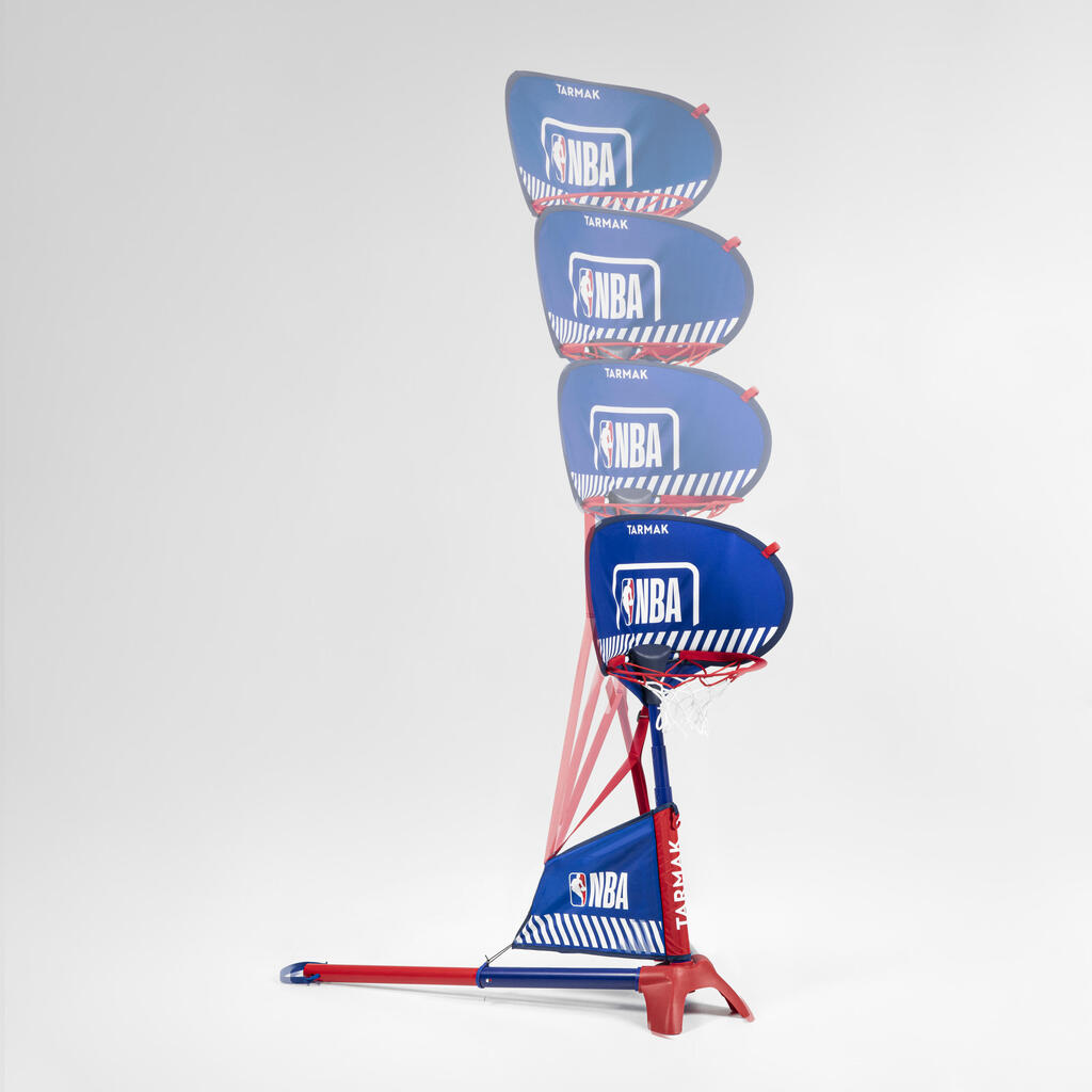 Canasta de básquetbol sobre soporte ajustable de 1 m a 1.80 m - HOOP 500 Easy NBA