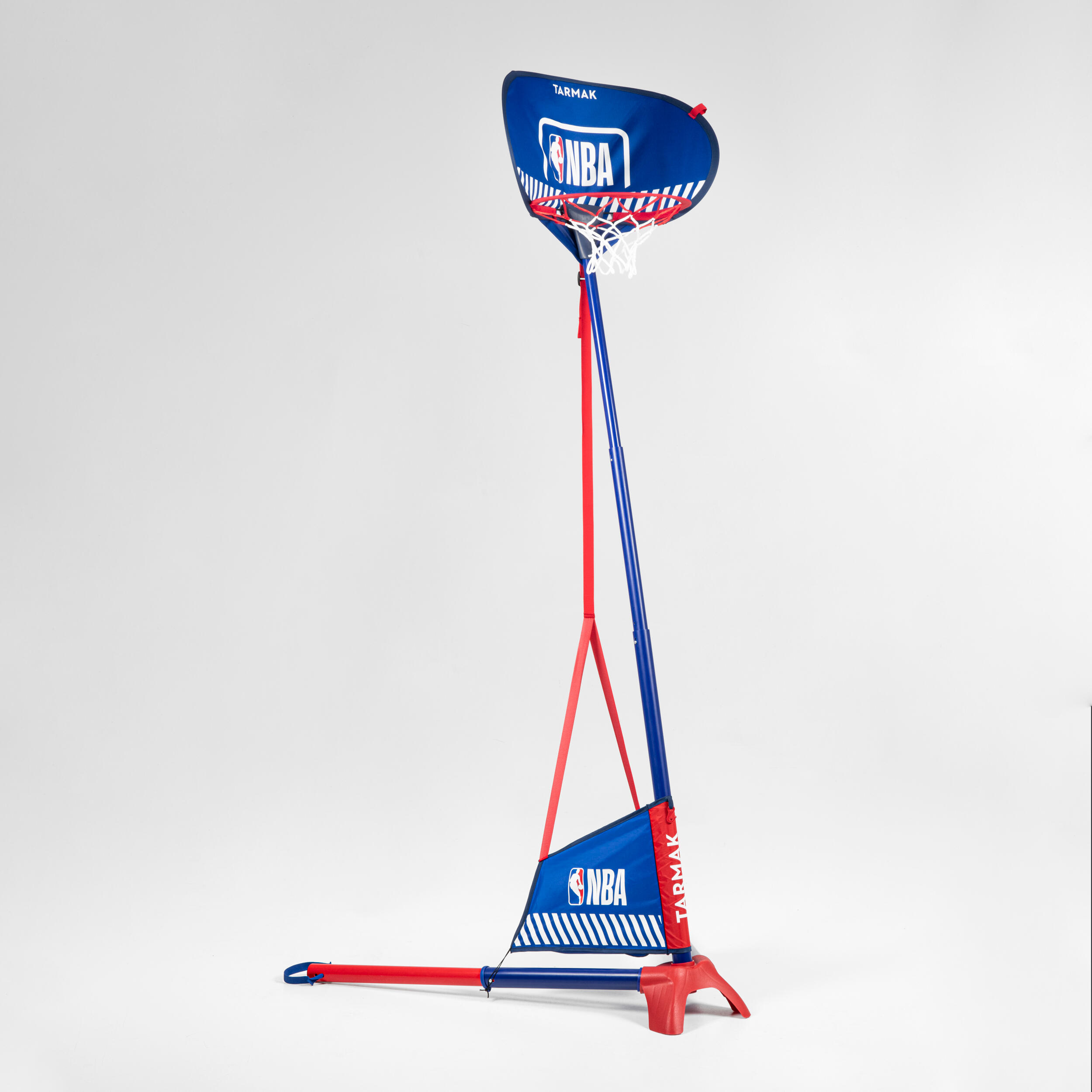 TARMAK Panier De Basket Sur Pied Nomade R&#xE9;glable 1m &#xC0; 1,80m - Hoop 500 Easy Nba