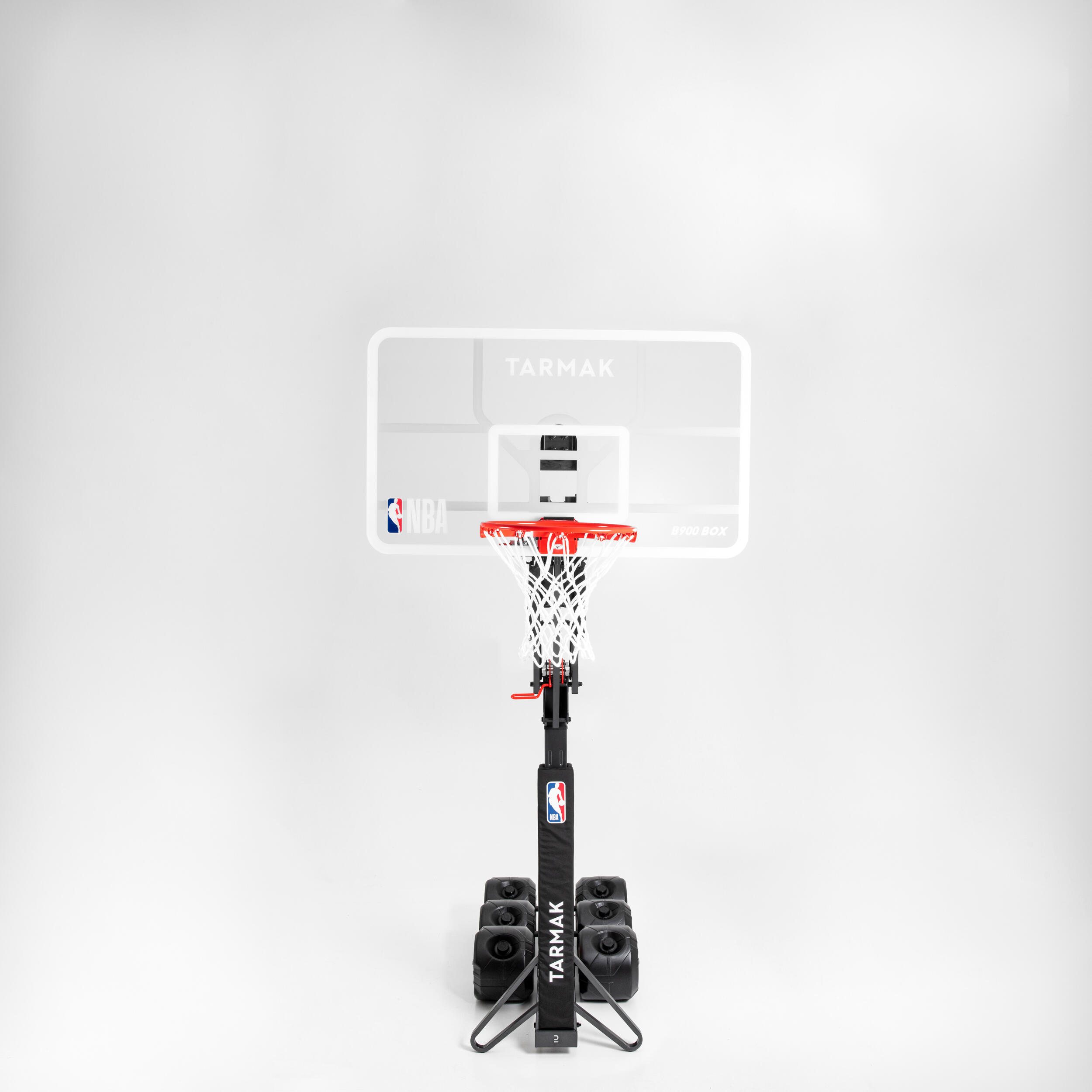 Canestro basket pieghevole B900 BOX NBA da 2,10m a 3,05m 36/110