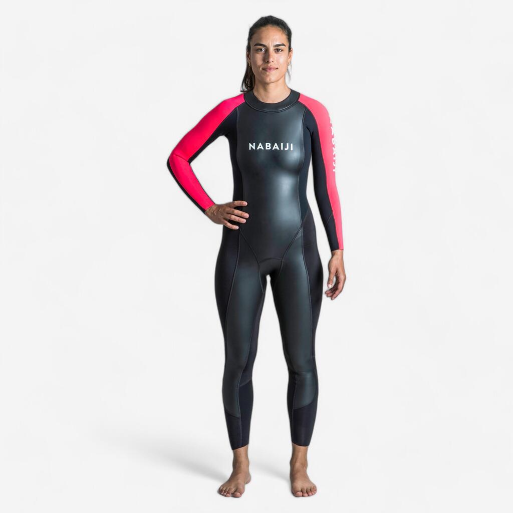 Women's Open Water Swimming Neoprene Wetsuit OWS 100