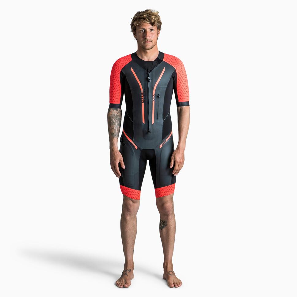 NABAIJI Wetsuit voor swimrun uniseks neopreen 4/2 mm Decathlon