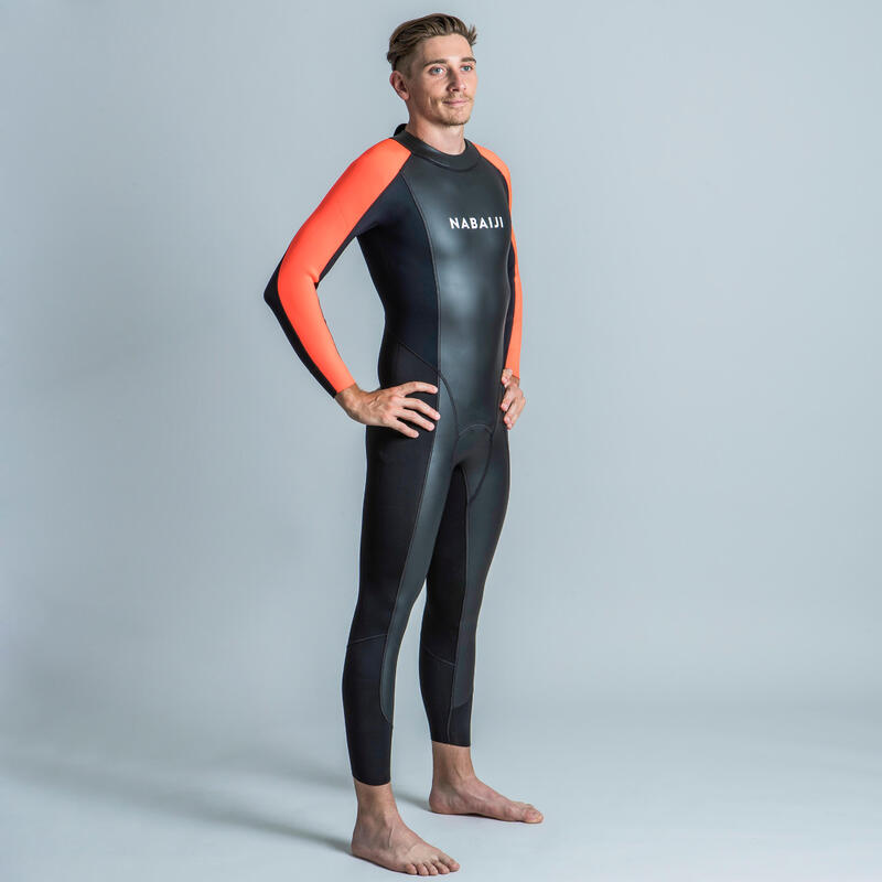 Draaien gordijn meel NABAIJI Neopreen wetsuit voor zwemmen in open water heren 2/2 mm | Decathlon