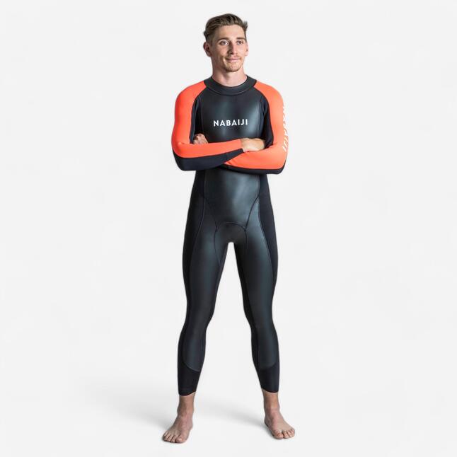 NABAIJI Wetsuit open water zwemmen heren OWS 100 Decathlon
