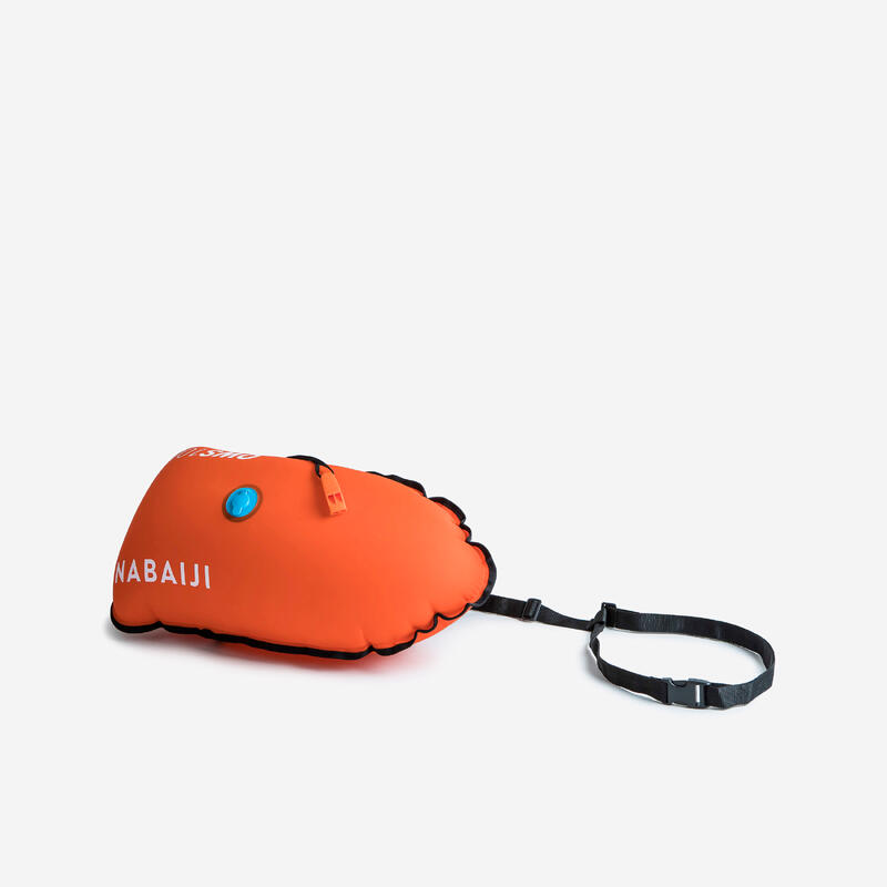 Bouée sécurité nage ZOGGS Hi VIZ Swim Buoy Orange pour Swimrun et nage en  eau libre - Les4Nages