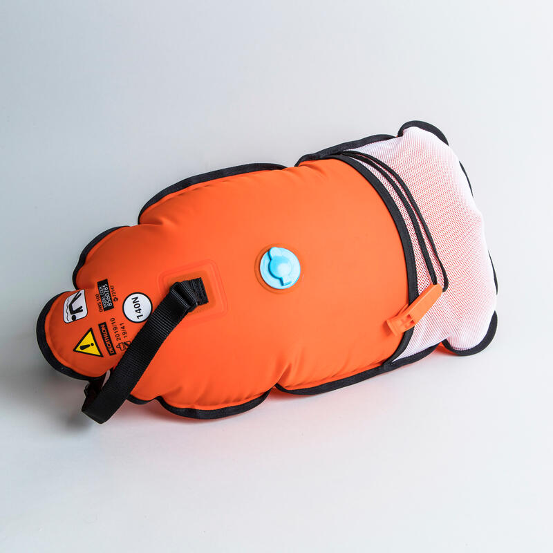 Jelzőbója nyíltvízi úszáshoz, OWS100, narancssárga 