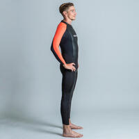 Muško neoprensko odelo za plivanje u otvorenim vodama OWS 100