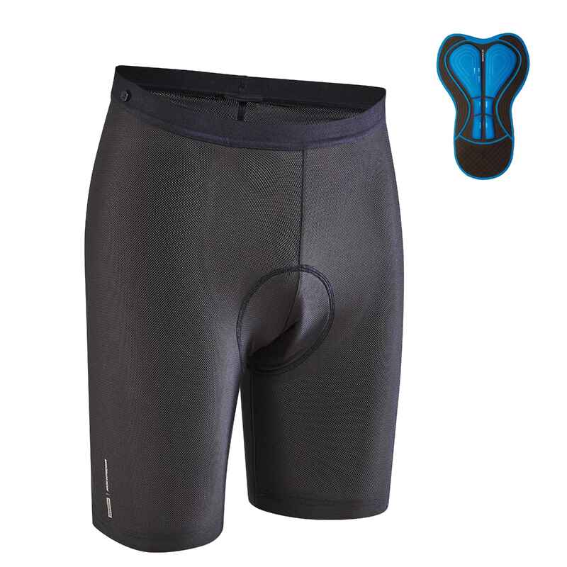 Gel-Padded Mountain Bike Under-Shorts - Black