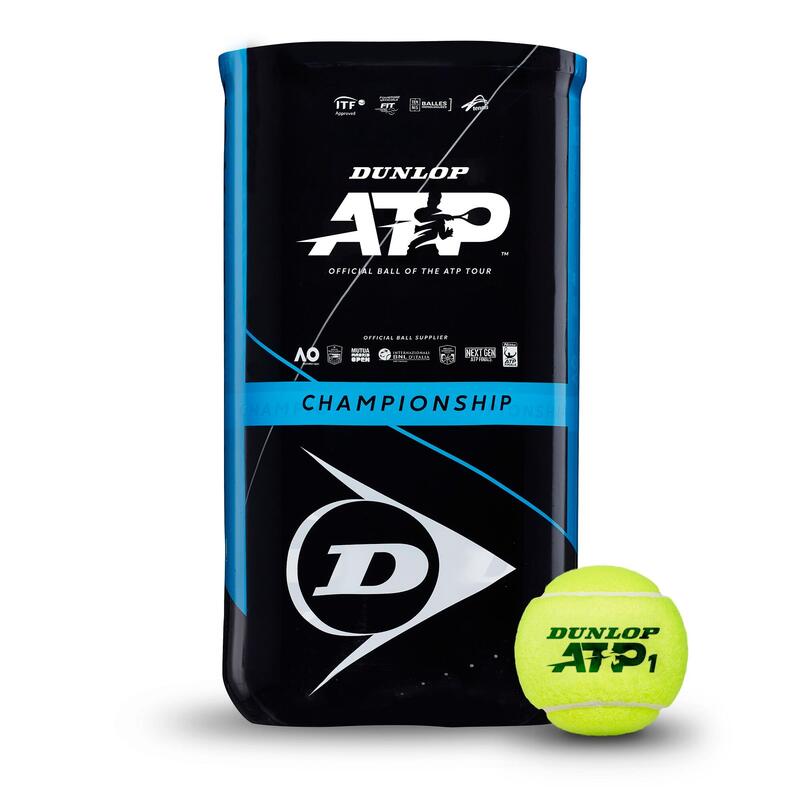 Palline tennis bipack Dunlop ATP championship 2 tubi x 4