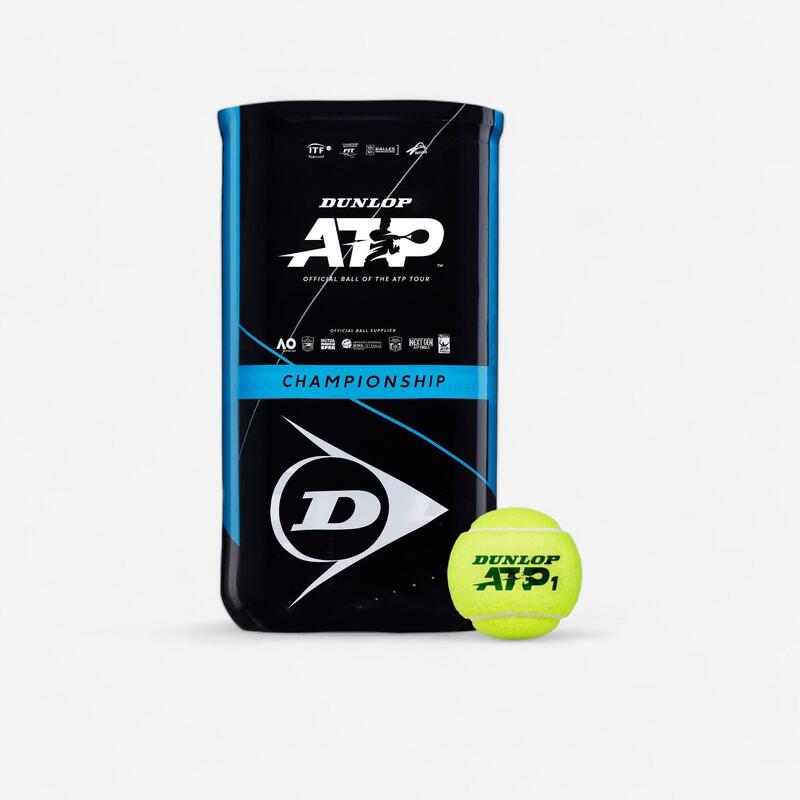 Palline tennis bipack Dunlop ATP championship 2 tubi x 4