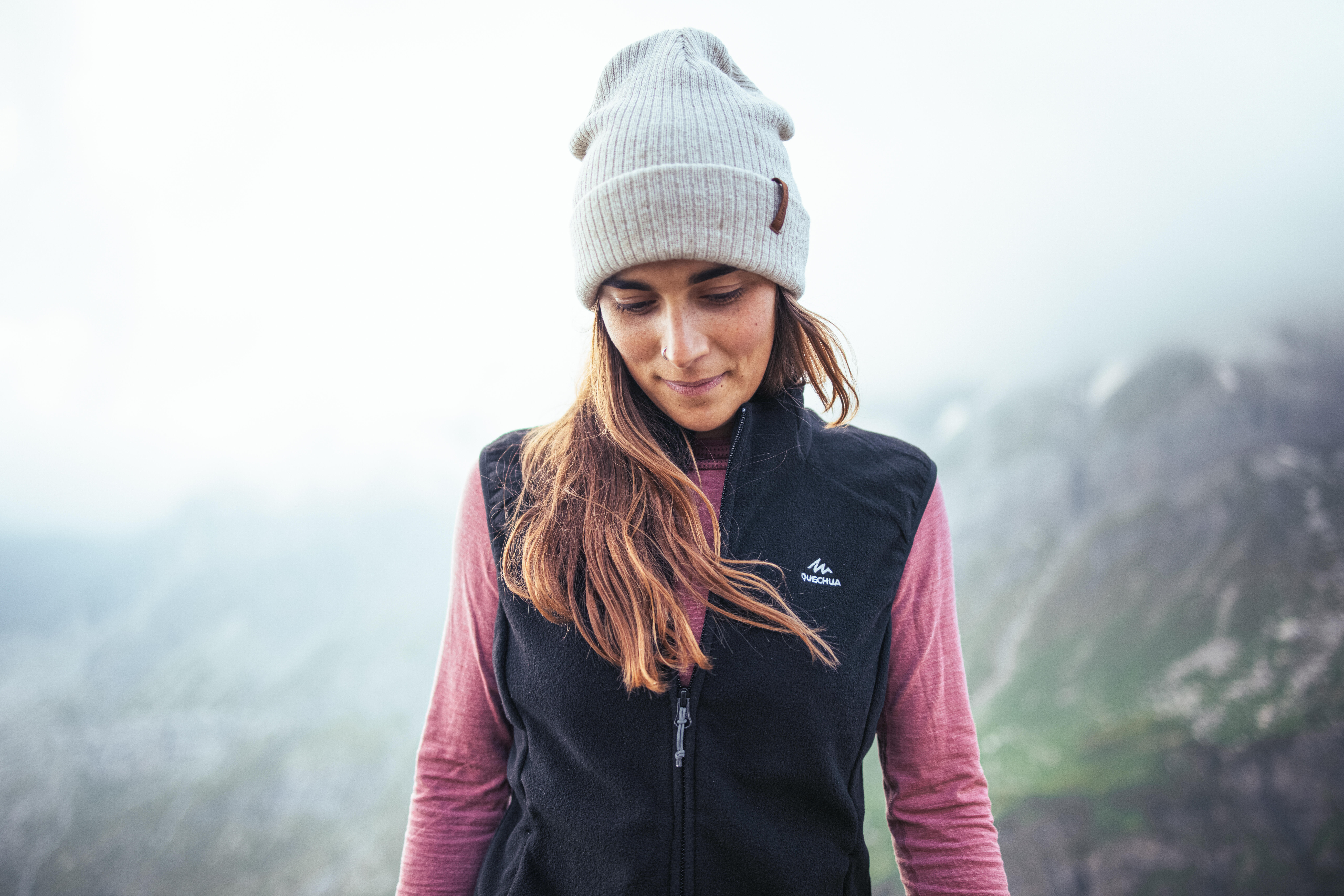 Women’s Fleece Hiking Vest - MH 120 - QUECHUA