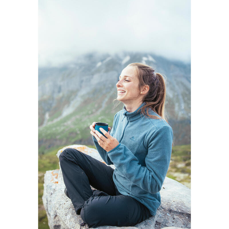 Kadın Outdoor Polar Mont - Mavi - MH100