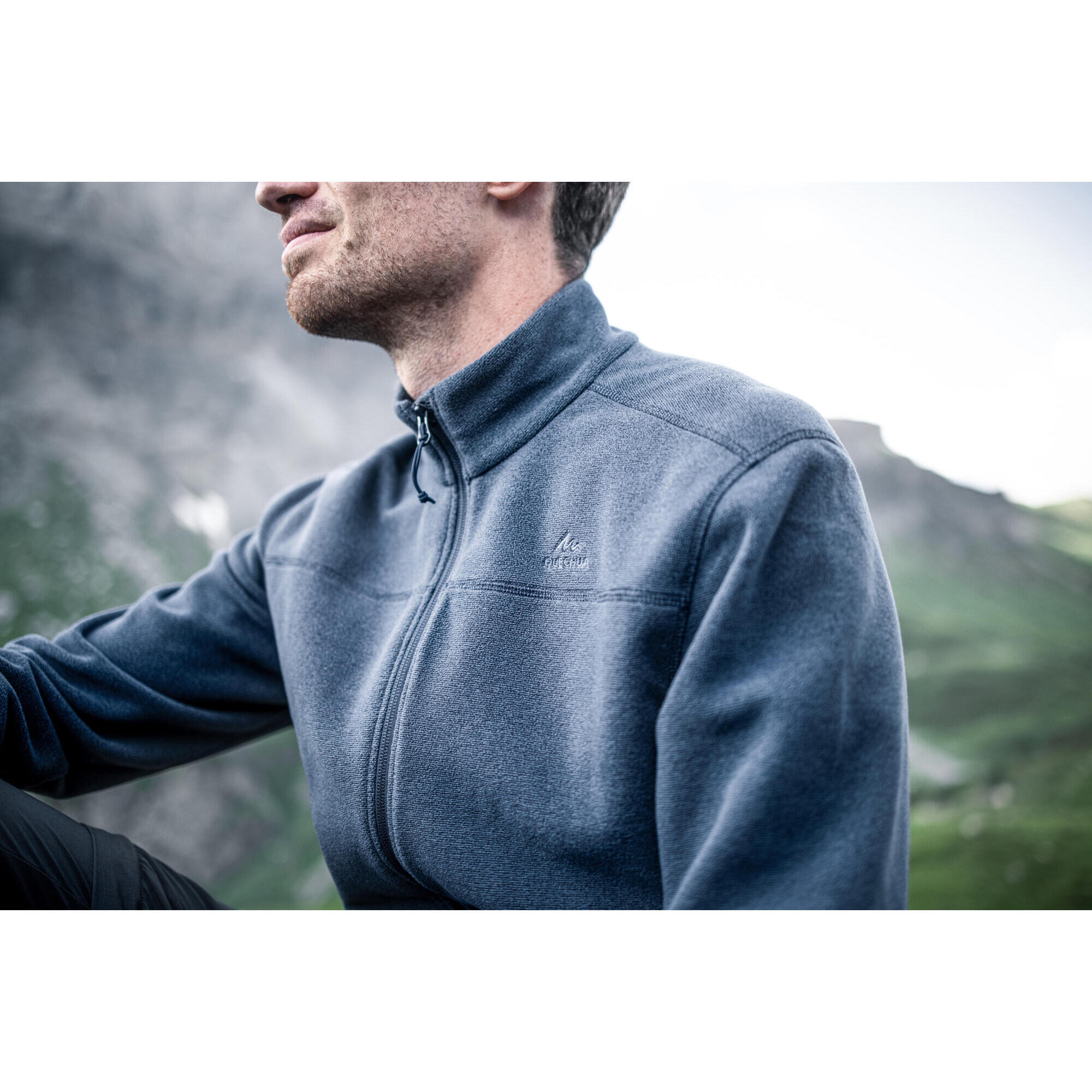 Hiking fleece jacket - mh100 - men