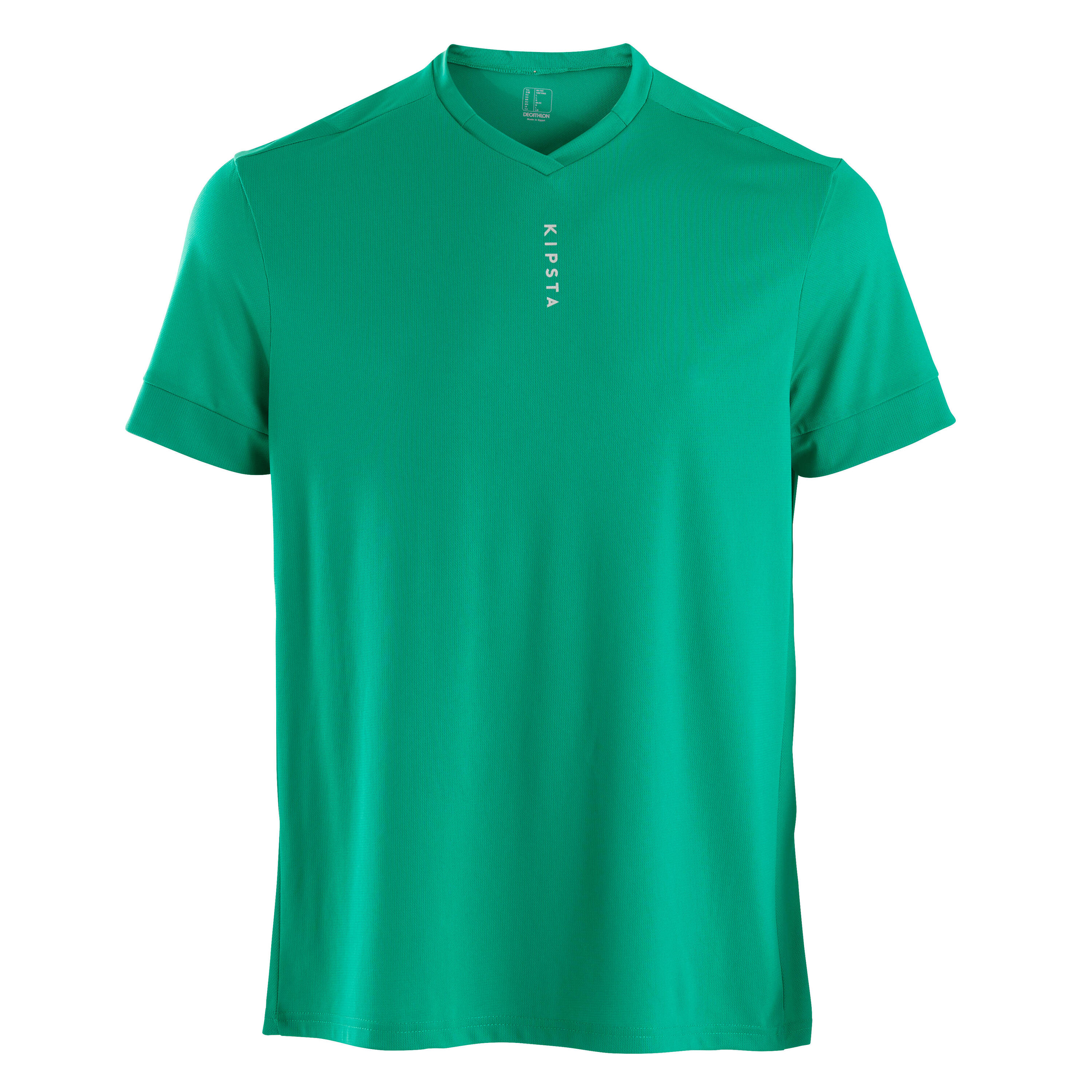 Adult Football Shirt F500 - Plain Green 2/4