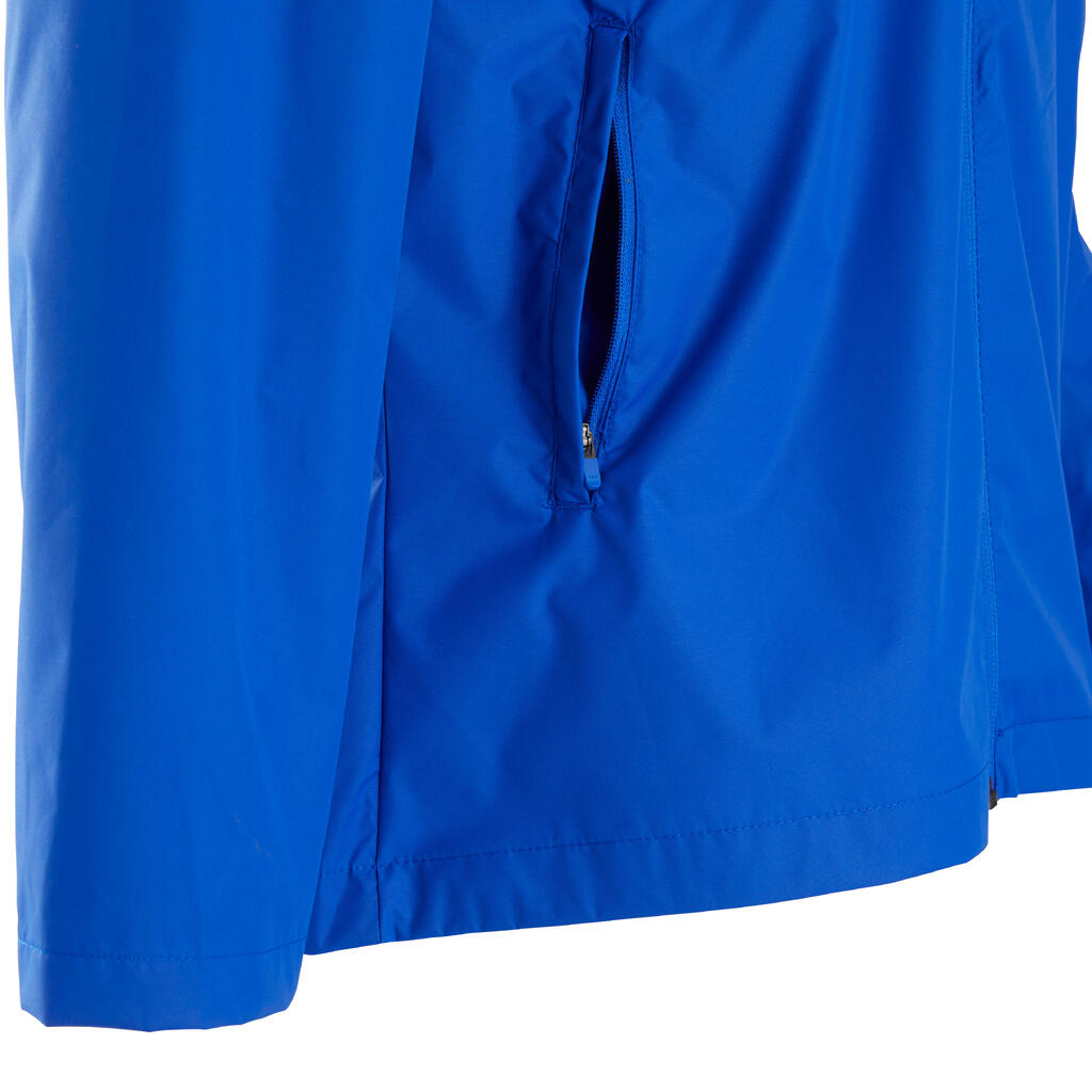 Ūdensnecaurlaidīga futbola jaka “T100”, zila