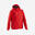 VESTE COUPE PLUIE DE FOOTBALL T500 ENFANT ROUGE