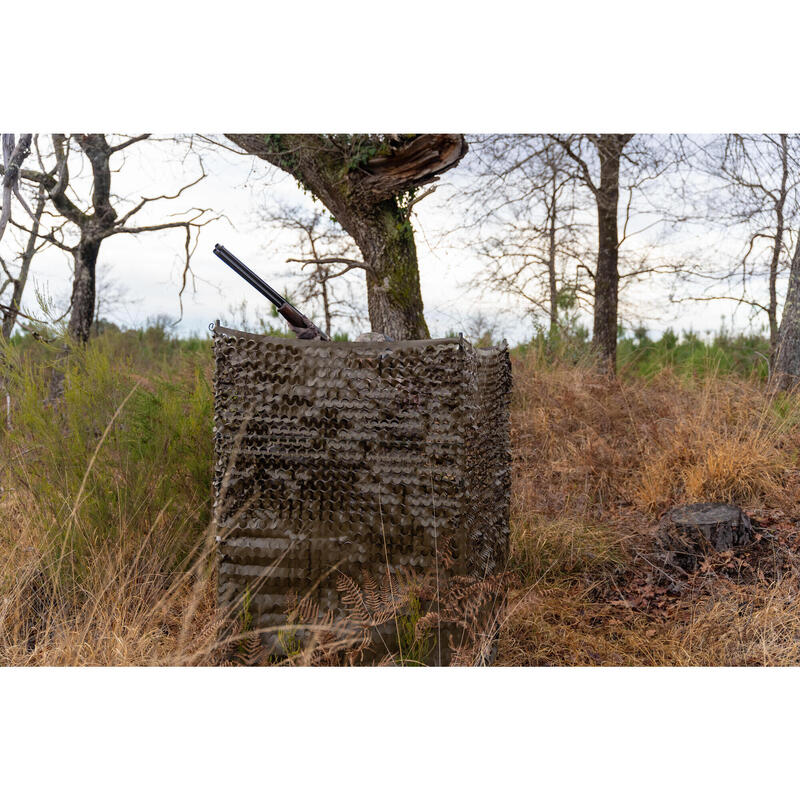 FILET CHASSE CAMOUFLAGE RÉSISTANT VERT ET MARRON 4M x 1,75M