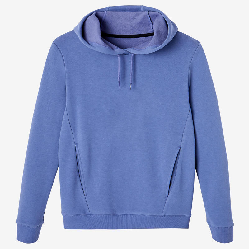 Sweat-shirt à capuche Fitness femme - 520 Bleu