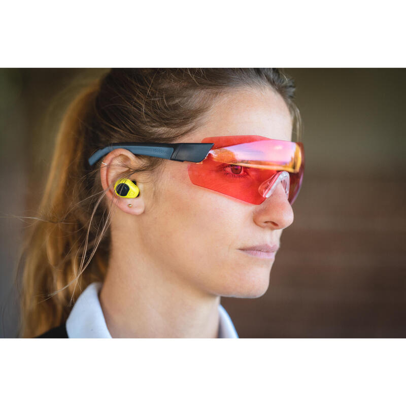Kit occhiali protettivi tiro a volo CLAY 500 4 lenti intercambiabili