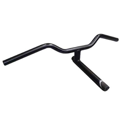 
      Fahrradlenker mit Vorbau komfortabel 620 mm 60 mm schwarz
  