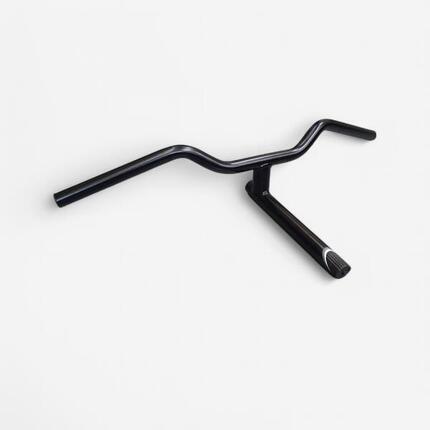 Fahrradlenker mit Vorbau komfortabel 620 mm 60 mm schwarz