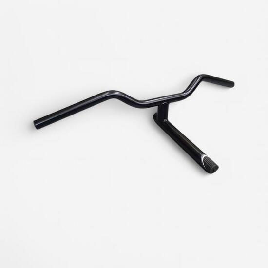 Fahrradlenker mit Vorbau komfortabel 620 mm 60 mm schwarz