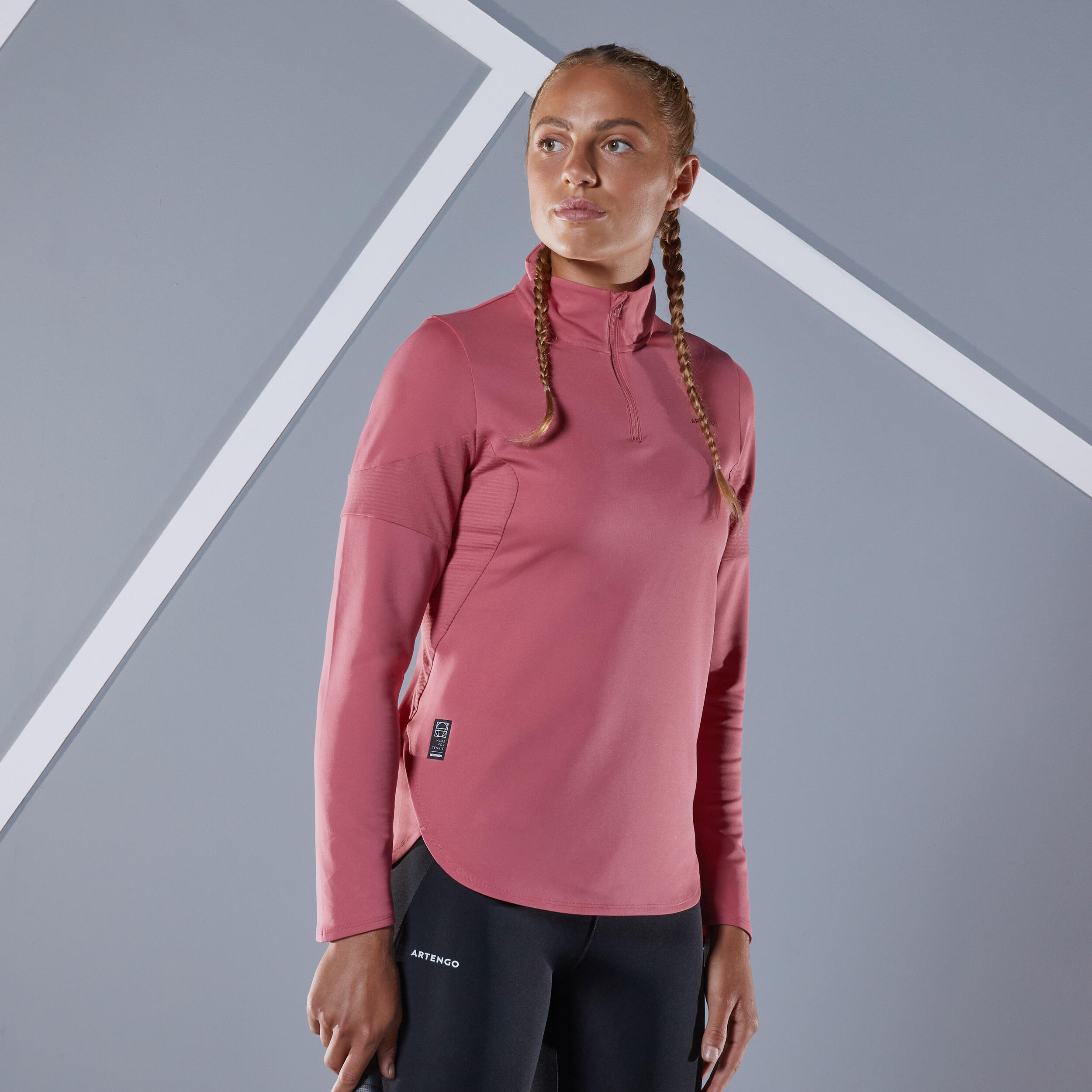 Women's Long-Sleeved Thermal T-Shirt TH 900 - Pink 3/7