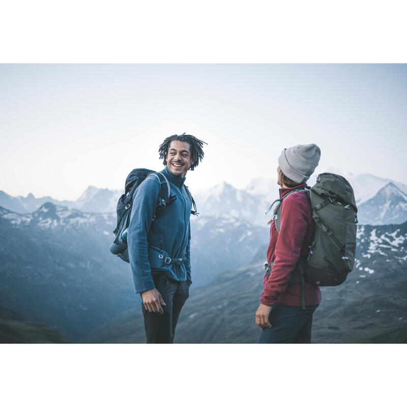 Erkek Outdoor Polar Mont - Mavi - MH100