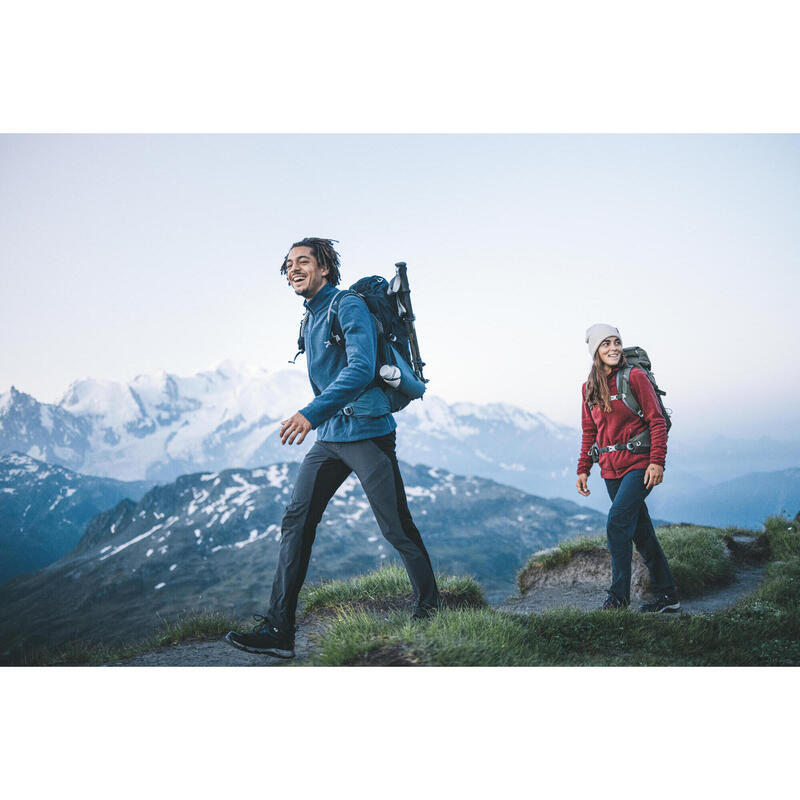 Erkek Outdoor Polar Mont - Mavi - MH100